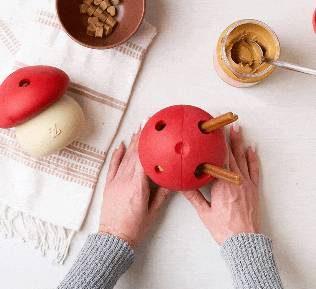 Beschäftigungsspielzeug | SmartyPaws Tumbler Pilz - Hundespielzeug