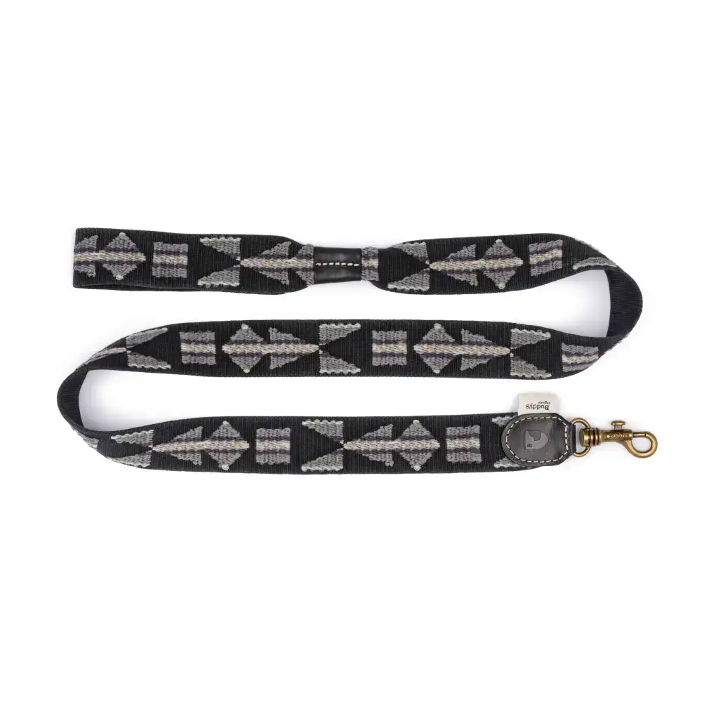 Perfektes Set: ETNA BLACK Hundehalsband mit passender Leine – stilvolle Kombination für modebewusste Hundehalter.