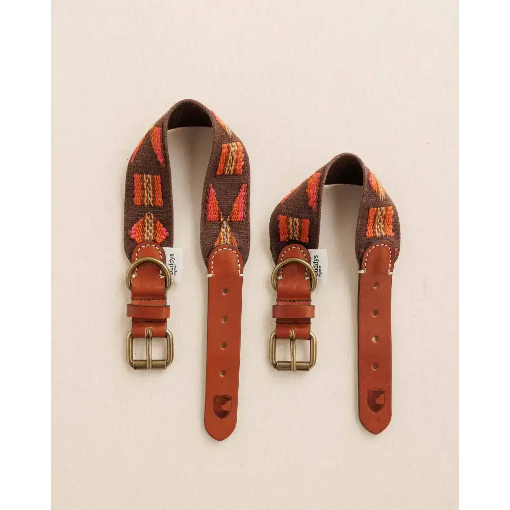 Das ETNA BROWN Hundehalsband – stilvolles Design mit hochwertigen Materialien für einen einzigartigen Look.