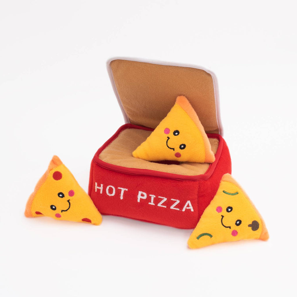 Beschäftigungsspielzeug | Zippy Burrow Pizza-Box - Hundespielzeug