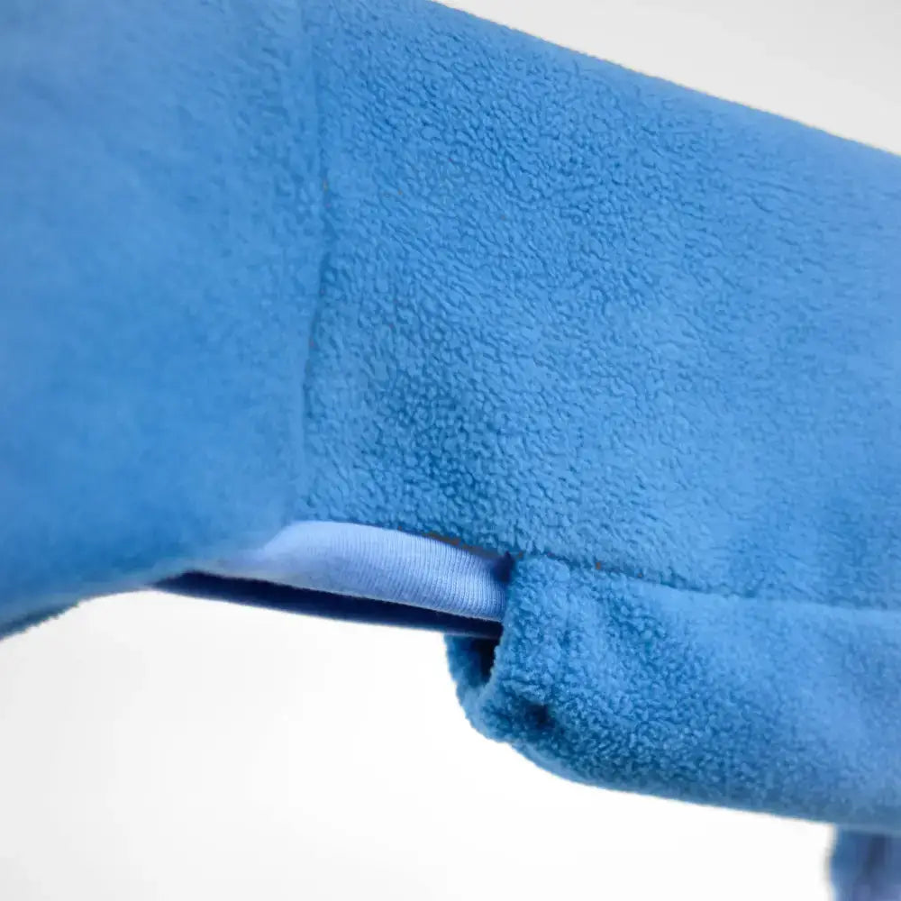 Fleece Overall für Dackel Sky Blue - Hundepullover