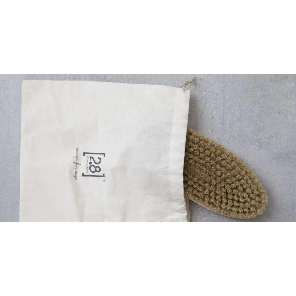 duepuntootto-flor-stoffbuerste-hundebett-boucle-wolle