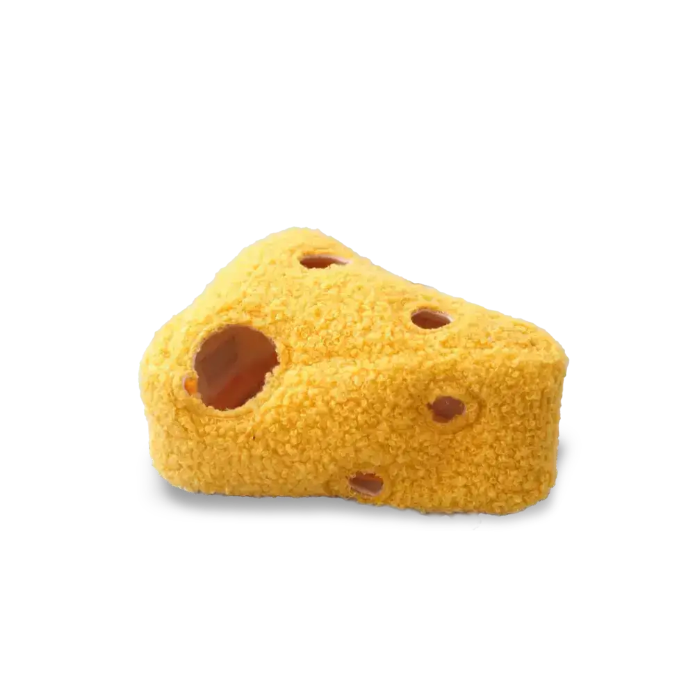 Fromage Intelligenzspielzeug fuer Hunde – Kaese-Schnueffelspielzeug von Lambwolf Collective