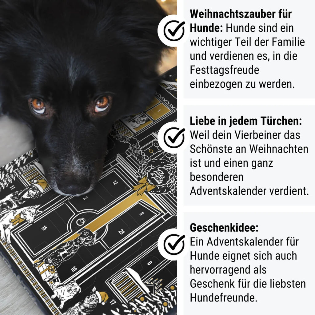Die Vorteile des Hunde Adventskalenders von Tales & Tails im Überblick – natürlich, ohne Tierversuche, mit Spende