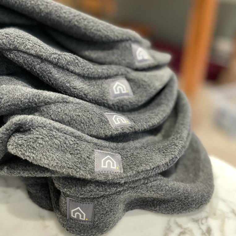 Fleecepullover für mittelgroße Hunde | Charcoal - Charcoal - Hundepullover