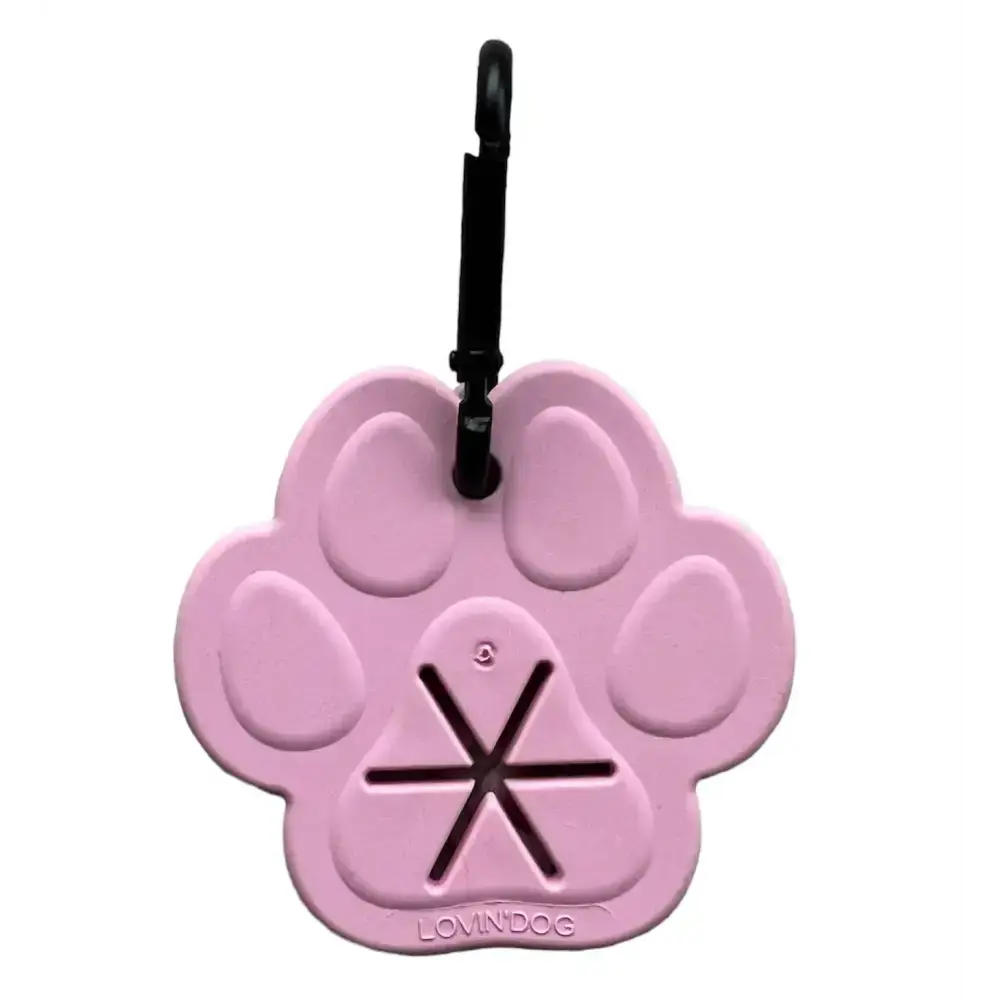Lovin’Dog Kotbeutelhalter in Pink-Berry – Praktisches Hunde Zubehör für stressfreie Spaziergänge.