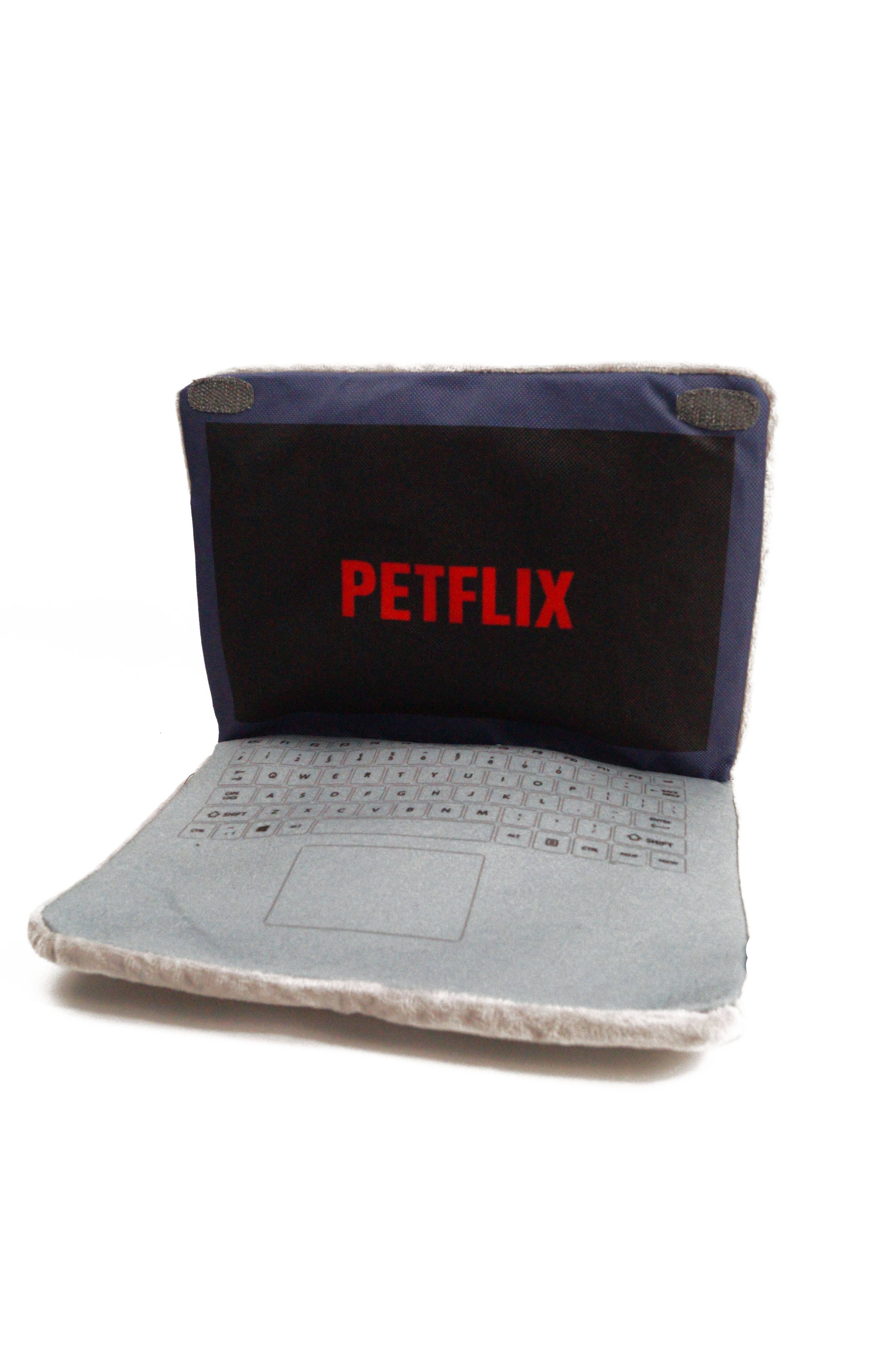 Petflix Hundespielzeug von Pawstory – plüschiger Laptop mit Snackversteck & Netflix-Feeling