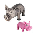Stabiles Schwein mit Grunzstimme, Latex gefüllt mit Polyestervlies, ideal für Hunde