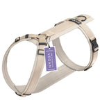 STUCH hondenharnas in beige – Vooraanzicht van stevig nylon, ideaal voor je lieveling