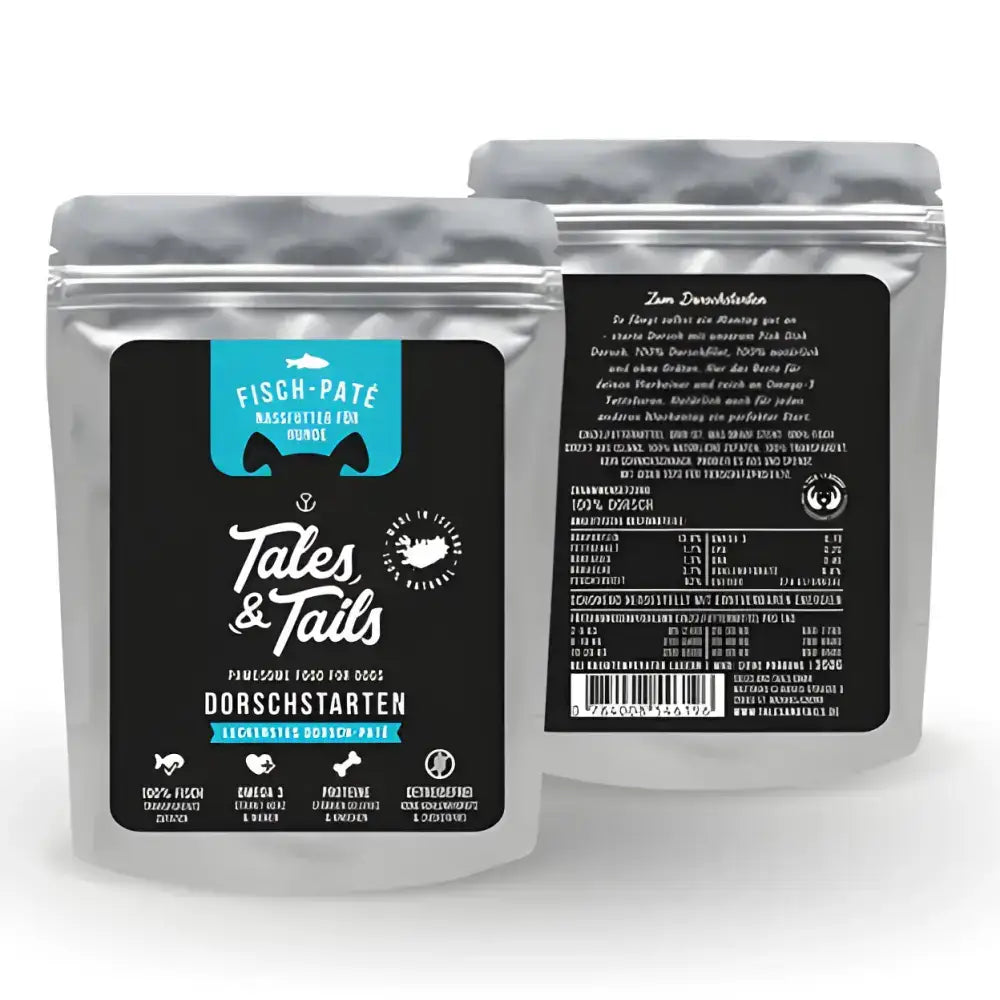 Tales & Tails Dorschfilet – 100% Fischgenuss für Hunde, reich an Omega-3
