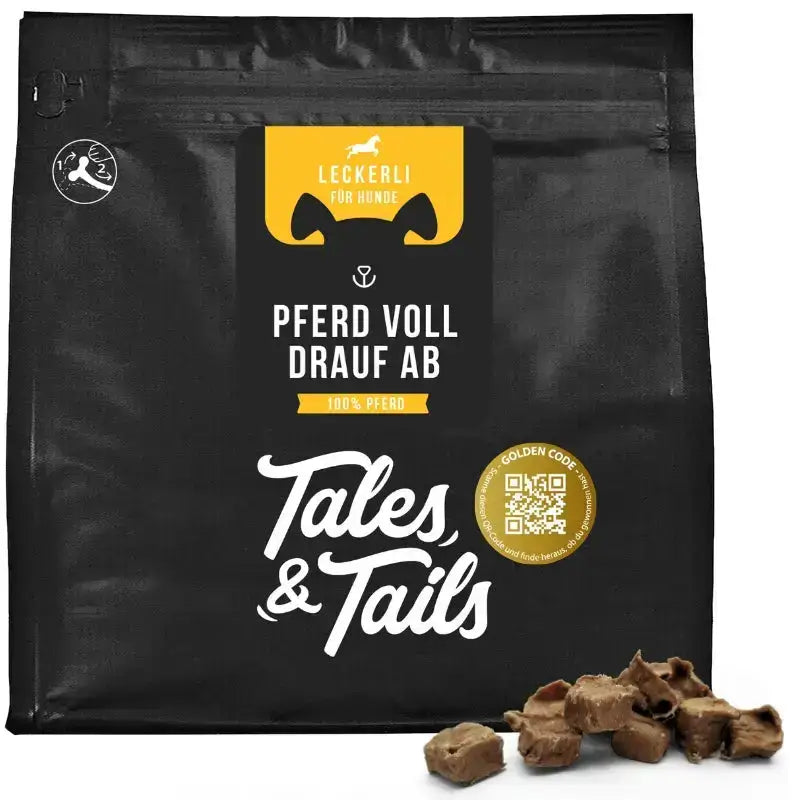Tales & Tails Pferdeleckerlis – 100% natürliches Pferdefleisch für Hunde