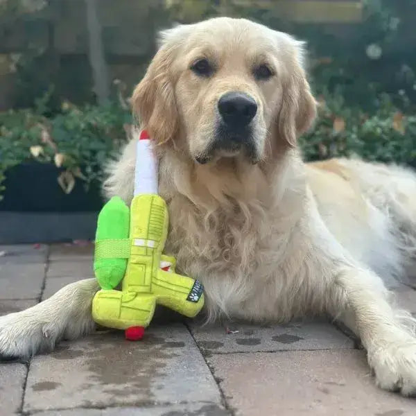Umweltfreundliches Pup Soaker Hundespielzeug aus recycelten Materialien - ideal für ökologisches Spielvergnügen im Freien.